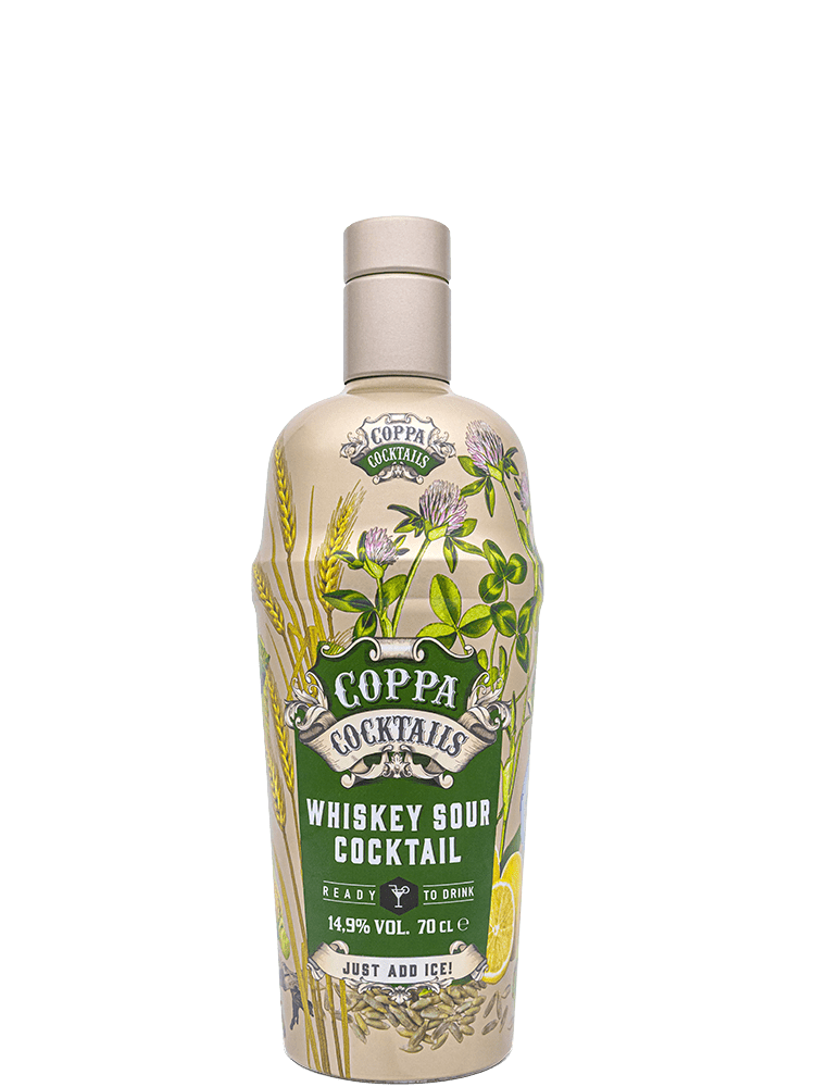 Coppa Cocktails, Whiskey Sour Coppa Cocktails, Whiskey Sour