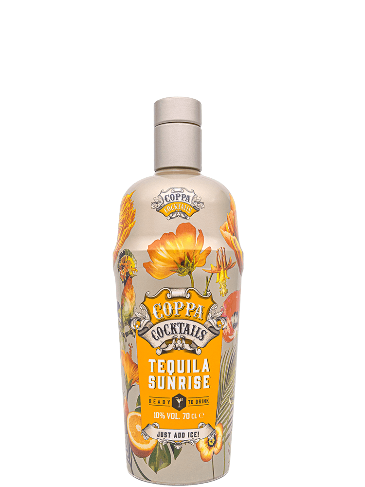 Coppa Cocktails, Tequila Sunrise Coppa Cocktails, Tequila Sunrise