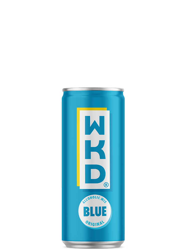 WKD Vodka Blue blikje 25 cl WKD Vodka Blue blikje 25 cl