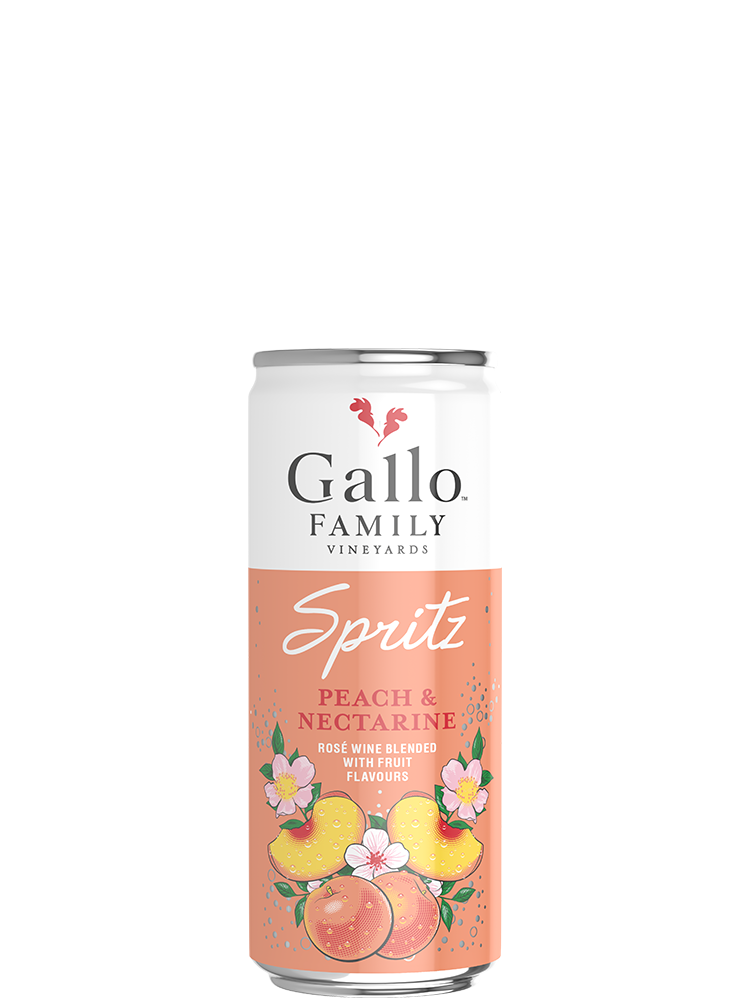Gallo Family Vineyards, Spritz Peach & Nectarine in blik