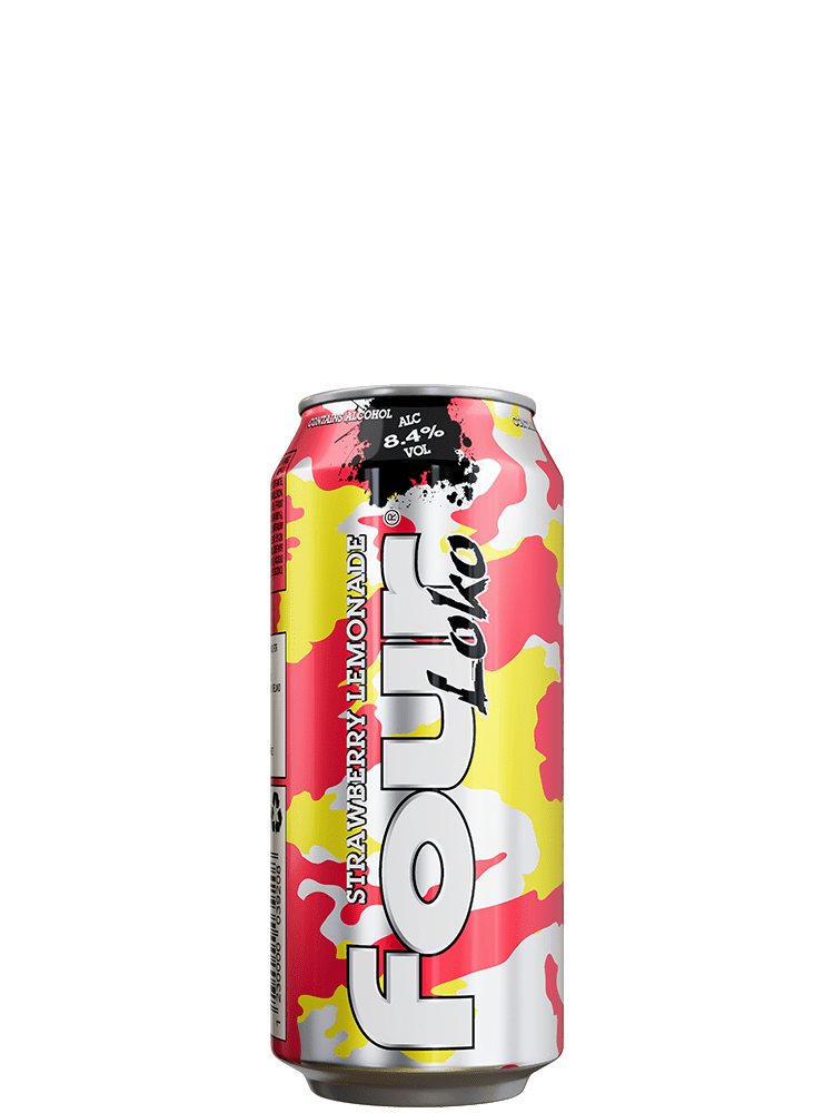 Four Loko, Strawberry Lemonade in blik Four Loko, Strawberry Lemonade in blik