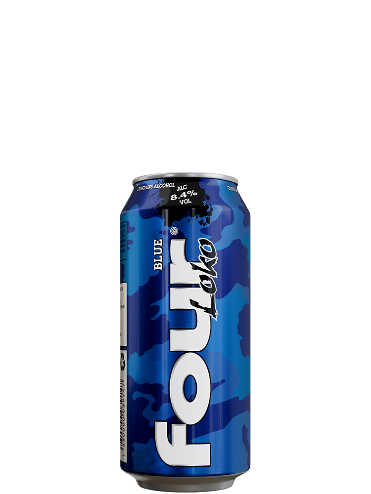 Four Loko, Blue in blik Four Loko, Blue in blik