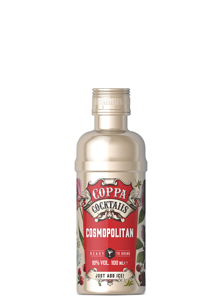 Coppa Cocktails, Cosmopolitan Single Serve, 12-pack