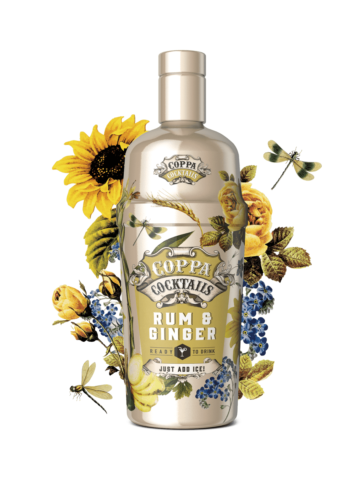 Coppa Cocktails, Rum & Ginger Coppa Cocktails, Rum & Ginger