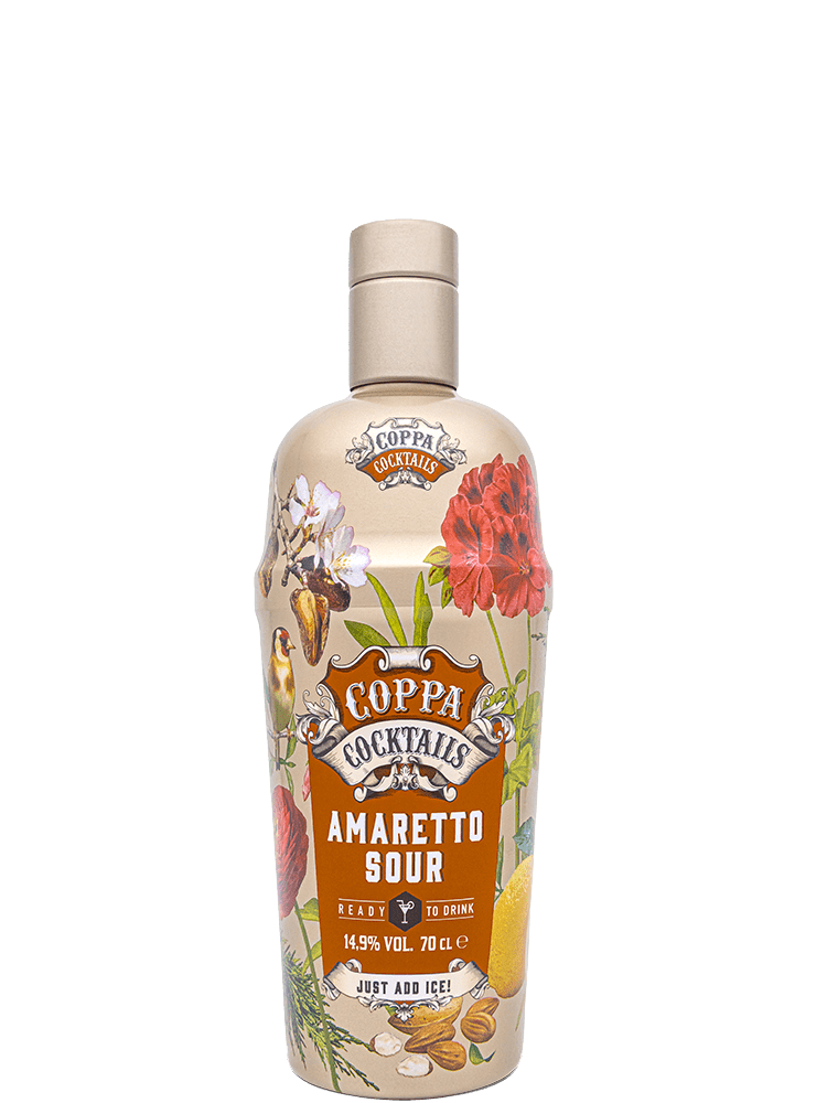 Coppa Cocktails, Amaretto Sour Coppa Cocktails, Amaretto Sour