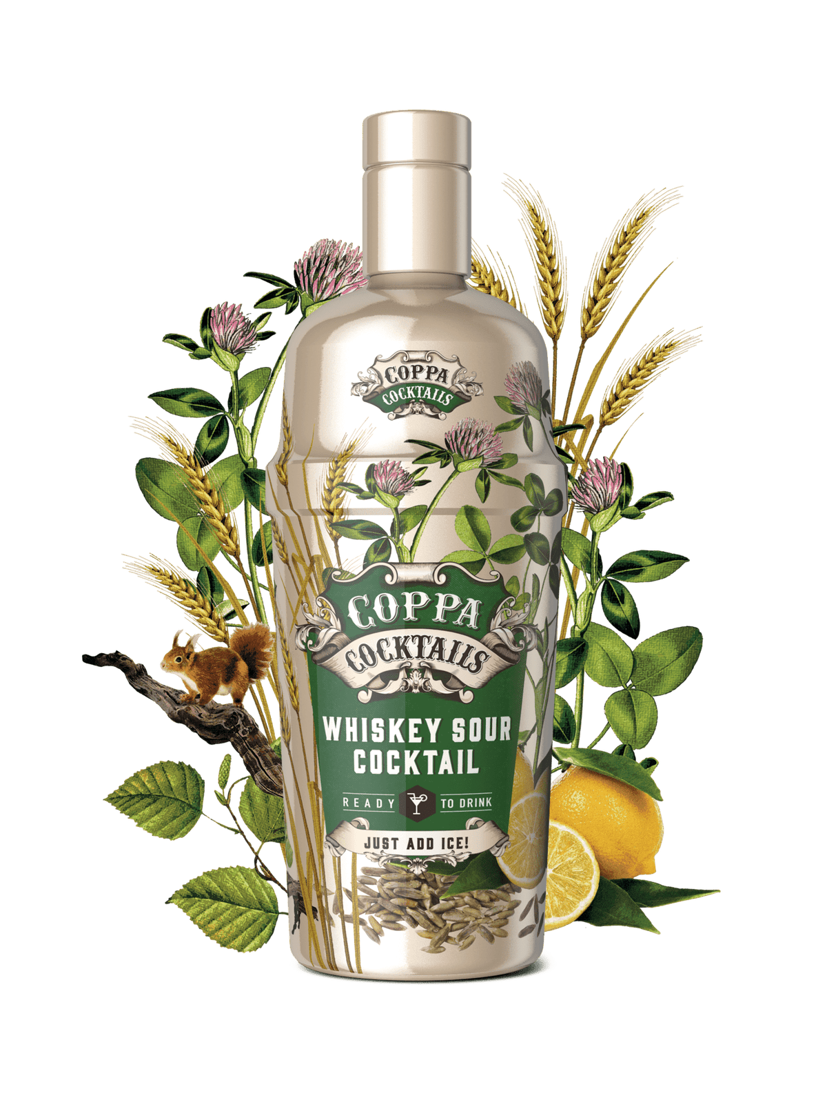 Coppa Cocktails, Whiskey Sour Coppa Cocktails, Whiskey Sour