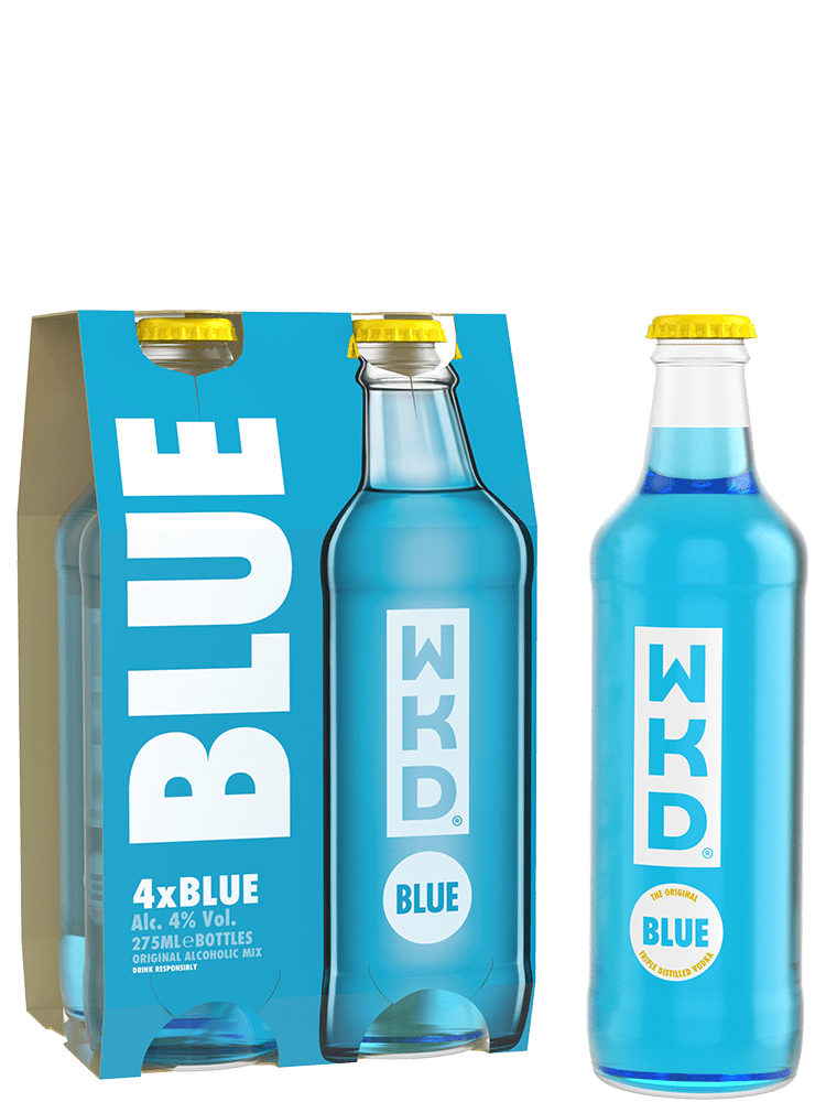WKD Vodka Blue 4 pack 27,5 cl