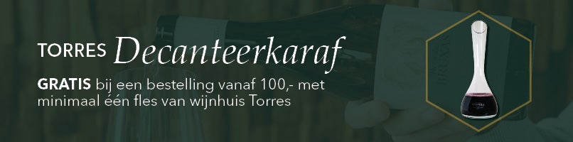 Gratis Torres decanteerkaraf vanaf 100 euro