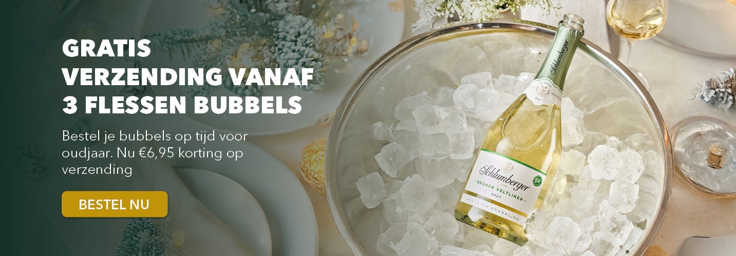 Gratis verzending op bubbels